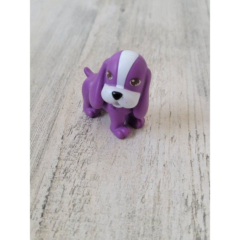 Purple‎ Hound puppy dog pet dog accessory toy figure